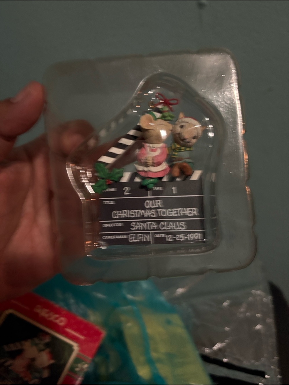 Christmas Together Movie Clapperboard Ornament